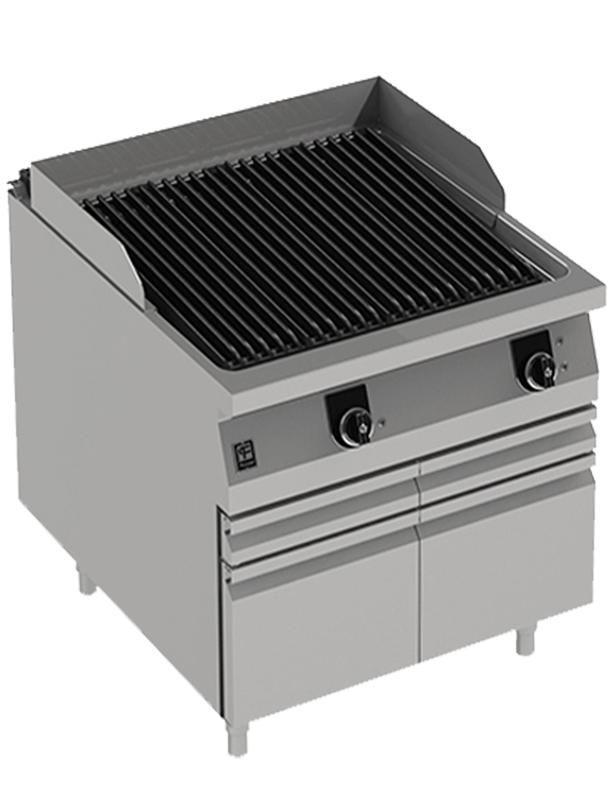 Electric Lava Rock Grill With Cabinet Extrabigsale