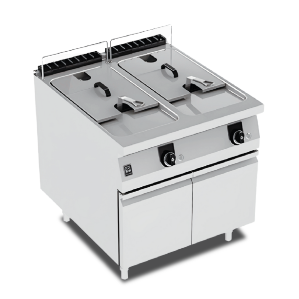 Gas Fryer with Cabinet