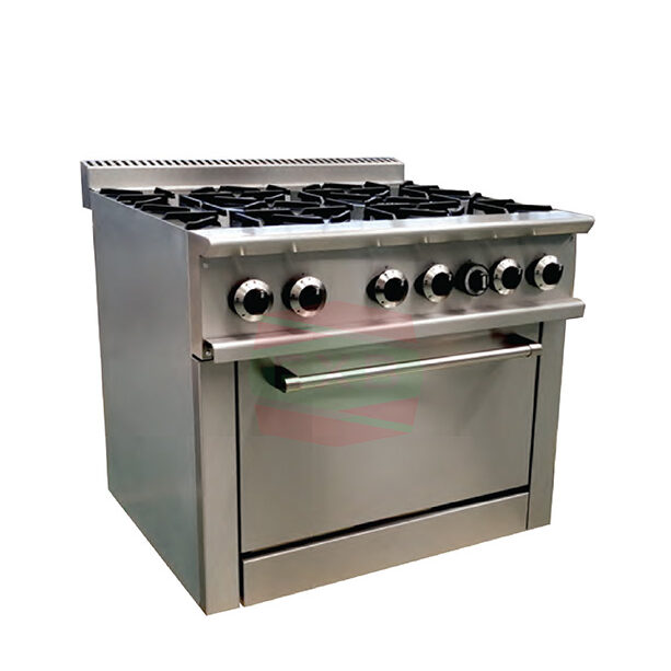 Gas Open Burner With Oven