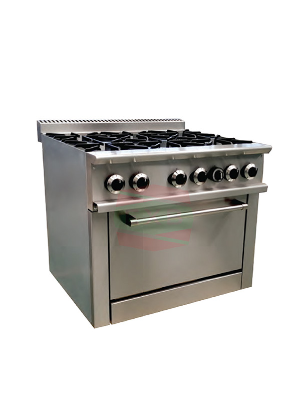 Gas Open Burner With Oven